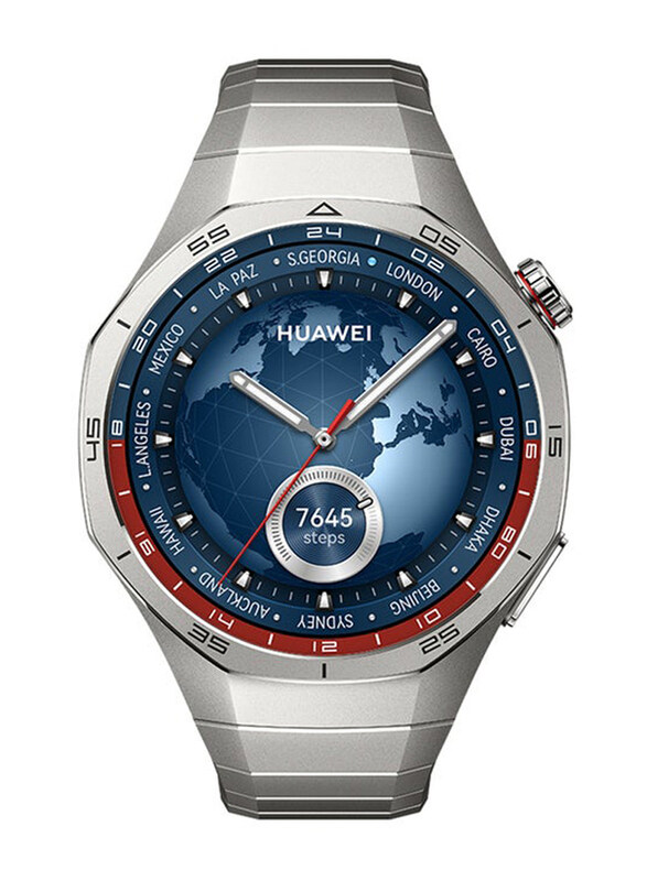 

Huawei Watch GT 5 Pro 46mm AMOLED Sharp-Edged Design Smartwatch, Titanium