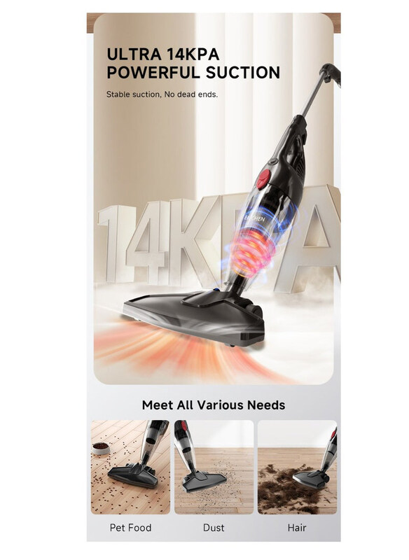 

Enchen 2-in-1 Portable Handheld Vacuum Cleaner, 650W, Black