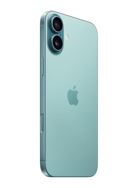 Apple iPhone 16 128GB Teal, Without FaceTime, 8GB RAM, 5G, Single Sim Smartphone, Middle East Version