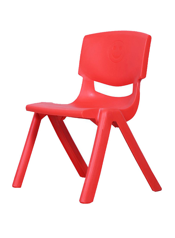 RBWTOYS Solid Plastic Chair for Kids Activities, RW-17109, 44cm, Red