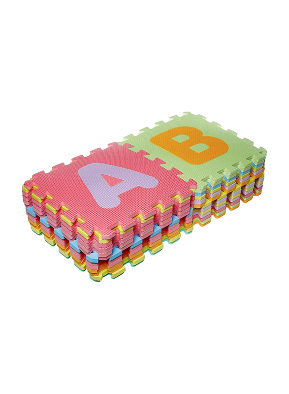 Rainbow Toys 26-Piece Soft EVA Foam Mat Set, Multicolor