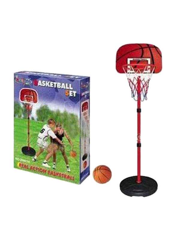 Rainbow Toys Real Action Basketball Hoop Net Set, 3 Pieces, Ages 3+