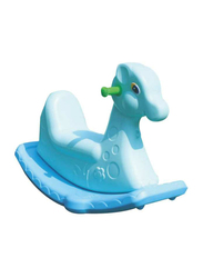 Rainbow Toys Baby Rocking Horse Colorful Ride On, Turquoise, Ages 2+