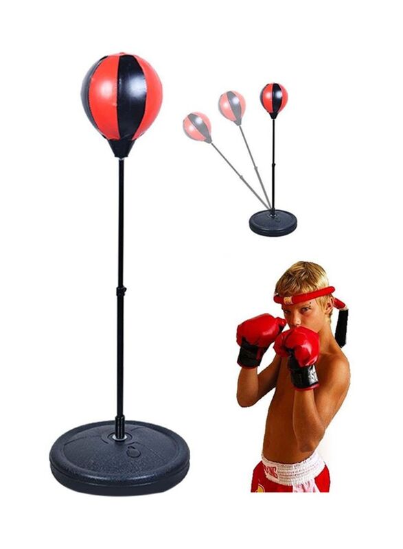 Rainbow Toys 43 inch Boxing Punching Bag Ball with Gloves Set, Ages 5+