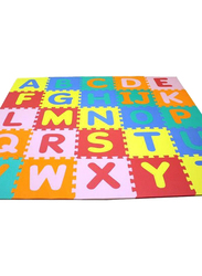 Rainbow Toys 25-Piece Set Alphabet Printed Puzzles Foam Mat, Multicolor