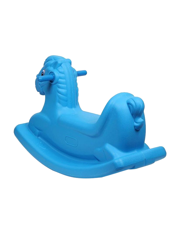 Rainbow Toys Rocking Horse Seesaw, Blue, 65 x 25 x 40cm, Ages 3+