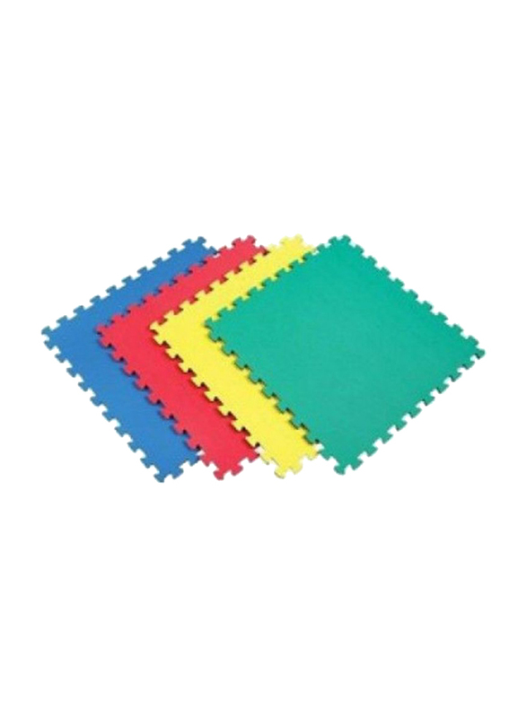 Rainbow Toys 4 Piece Plain Mat Set, 24inch, Ages 3+, Multicolor