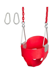 Rainbow Toys Toddler Swing Seat Complete Set, Red, Ages 3+