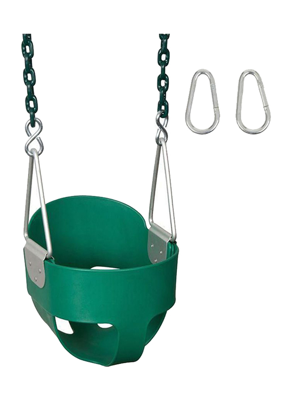 Rainbow Toys 5.5 Feet Swing Seat Complete Set, Green, Ages 3+