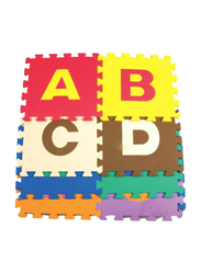 Rainbow Toys Numbers and Alphabets Printed Foam Mat Set Puzzles, Multicolor