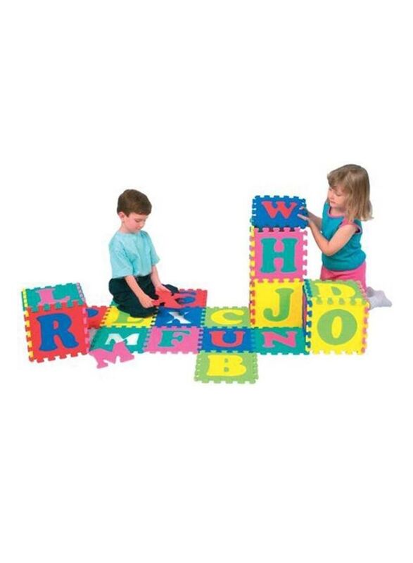 Rainbow Toys 26-Piece Alphabet Puzzle Mat Set, Multicolor