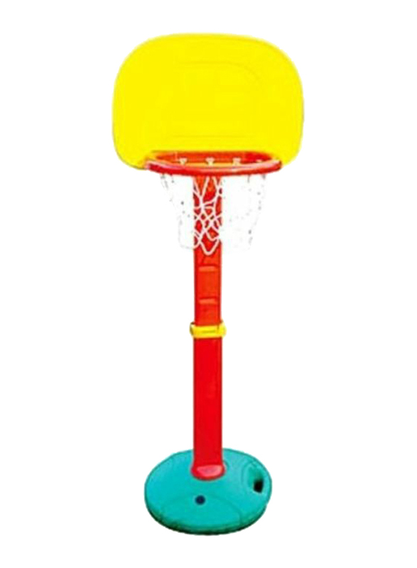Rainbow Toys Adjustable Basket Ball Hoop, 53 x 53 x 118cm, Ages 3+