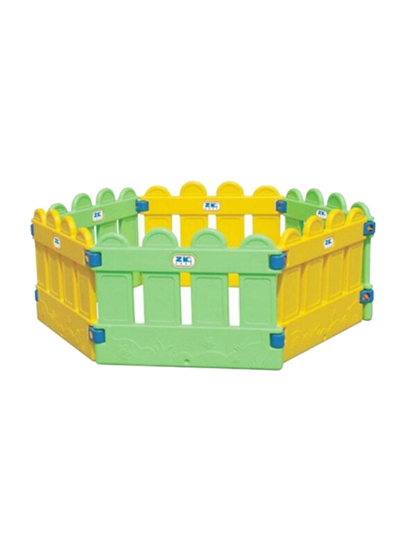 

Rainbow Toys Plastic Fence Pool, Green/Yellow, Ages 3+