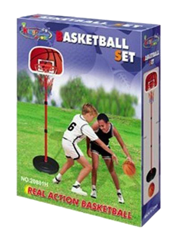 Rainbow Toys Real Action Basketball Hoop Net Set, 3 Pieces, Ages 3+