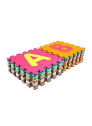 Rainbow Toys 36-Piece Alphabets and Number Puzzle Foam Mat Set, 30cm, Multicolor