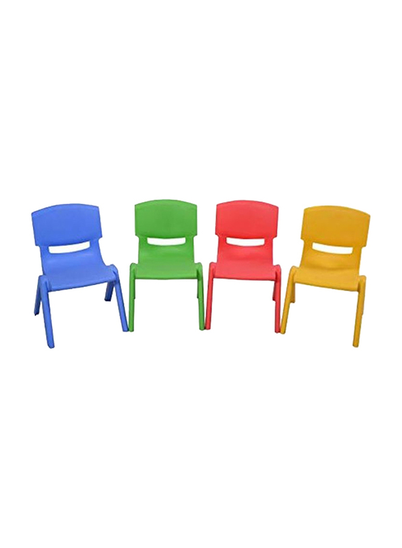 Rainbow Toys Kids Chairs Set, 4 Pieces, Multicolor