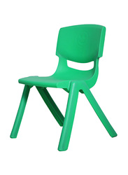 RBWTOYS Solid Plastic Chair for Kids Activities, RW-17109, 44cm, Green