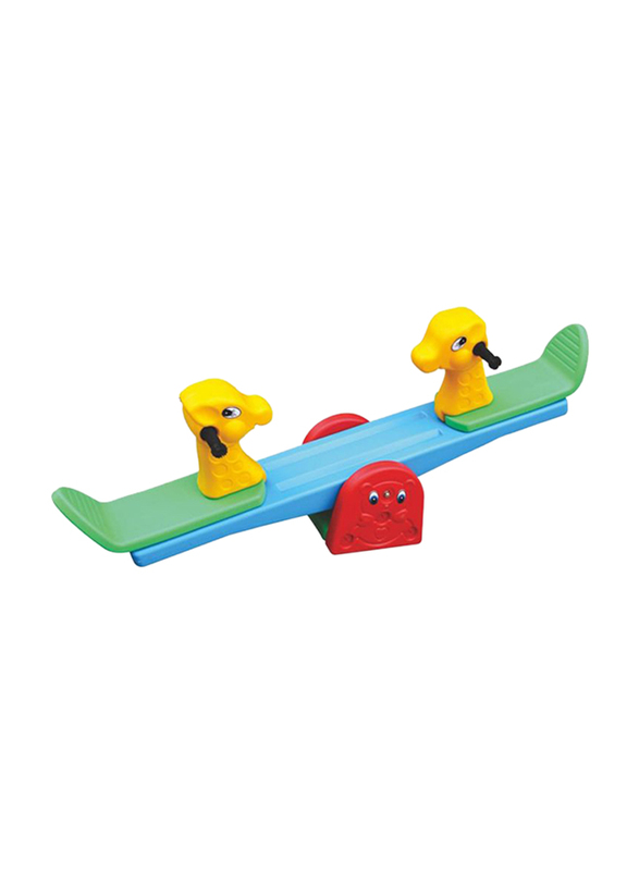 Rainbow Toys Double Rocking Deer Seesaw, 16385, 150 x 32 x 60cm, Ages 3+