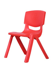 RBWTOYS Solid Plastic Chair for Kids Activities, RW-17109, 40cm, Red
