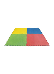 Rainbow Toys 4 Piece Protective Floor Playmat, Ages 3+, Multicolor