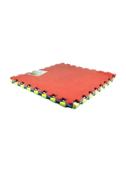 Rainbow Toys 4-Piece Exercise Play Puzzle Plain Foam Mat Set, 50cm, Multicolor