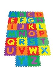 Rainbow Toys 26-Piece Foam Alphabet Puzzle Mat Set, Multicolor