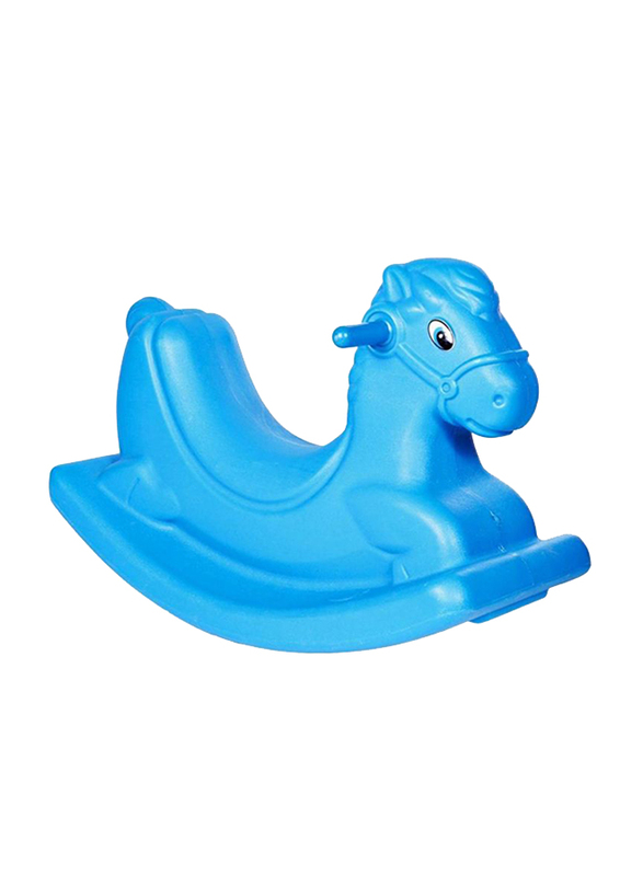 

Rainbow Toys Rocking Horse Seesaw, Blue, 16370, Ages 3+