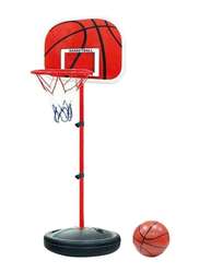 Rainbow Toys Adjustable Basket Ball Back Board Stand and Hoop Set, 3 Pieces, Ages 6+