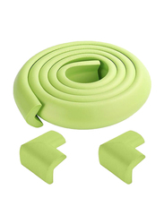 Rainbow Toys 2-Meter Rubber Foam Corner Protector Strip with 2 Corner Guards, Green