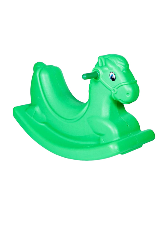 Rainbow Toys Rocking Horse Seesaw, Green, 16370, Ages 3+