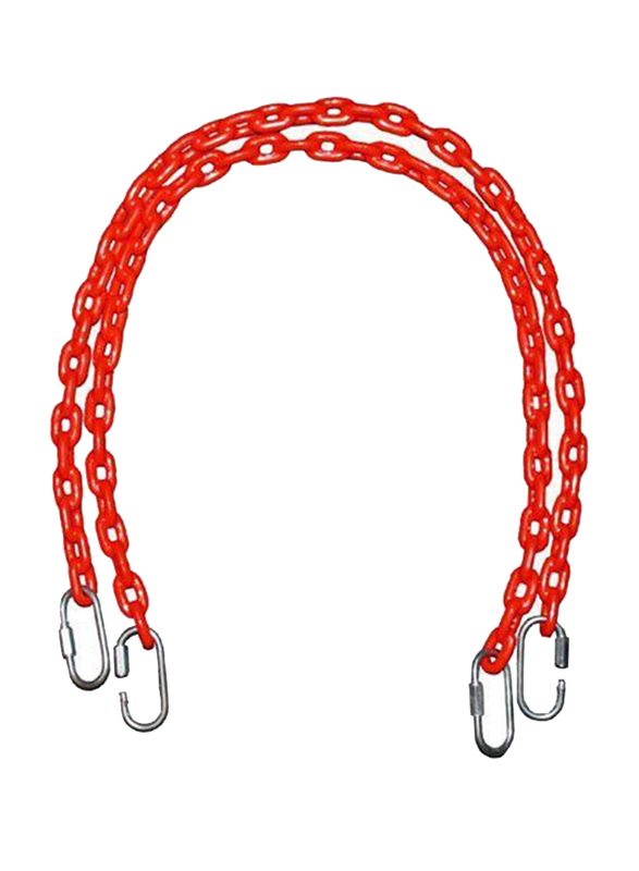 Rainbow Toys 1.5 Meter Playkids Fully Coated Chain, Red, Ages 3+