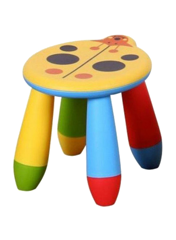 Rainbow Toys Stool Chair, Yellow/Red/Blue/Green