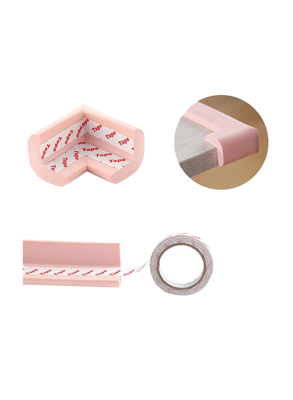 Rainbow Toys 4-Piece Table Corner Edge Protector Set, Pink