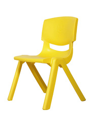 RBWTOYS Solid Plastic Chair for Kids Activities, RW-17109, 28cm, Yellow