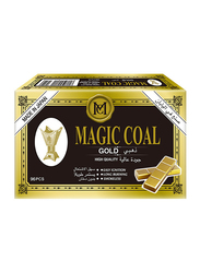 Magic Coal Gold Coal, 96 Pieces, Gold