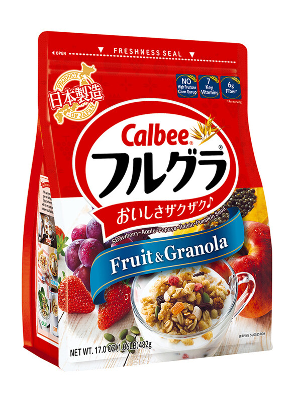 

Calbee Frugra Fruit & Granola Cereal, 482g