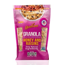 Avelina Granola Cereals with Honey and Raisins, 350g