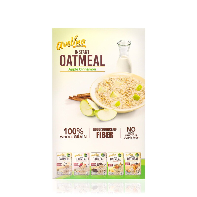 Avelina Instant Oats with Apple and Cinnamon Stevia, 200g