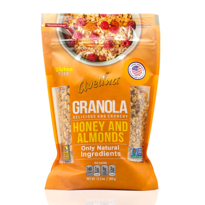 Avelina Granola Cereals with Honey and Almond, 350g
