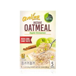 Avelina Instant Oats with Apple and Cinnamon Stevia, 200g
