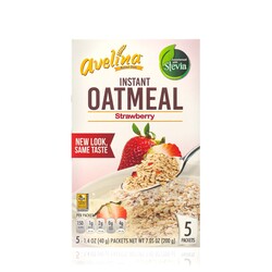 Avelina Instant Oats with Strawberry Stevia, 200g