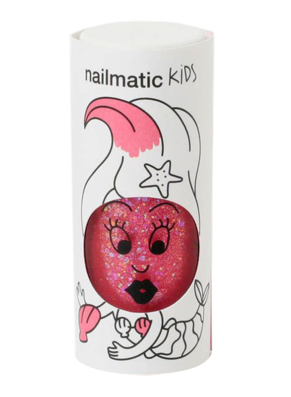 Nailmatic Kids Water Based Nail Polish, 8ml, Sissi Pink Glitter