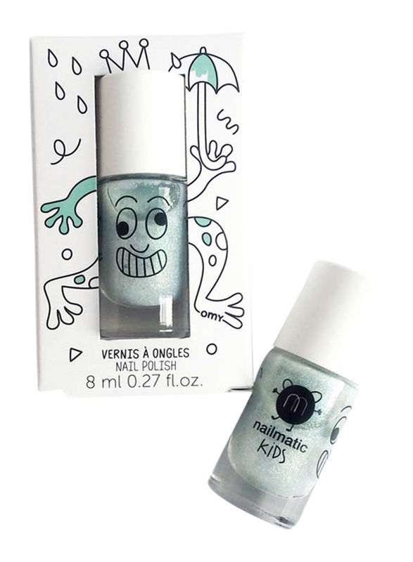 Nailmatic Kids Water Based Nail Polish, 8ml, Aldo Pearly Green Shimmer