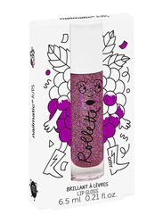 Nailmatic Kids Lip Gloss, 6.5 ml, Blackberry Rollette, Purple