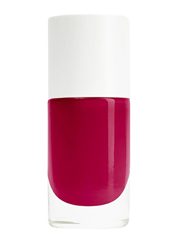 Nailmatic Pure Color Plant-Based Glossy Nail Polish, 8ml, Paloma Intense Raspberry, Red
