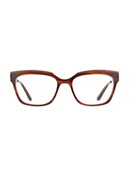 Badgley Mischka Mirelle Full Rim Rectangle Brown Frame for Women, 53/17/140