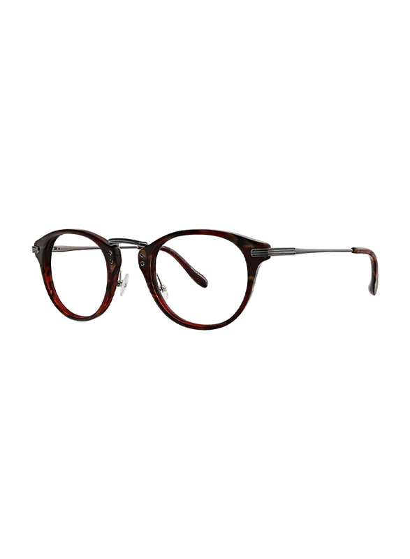 Badgley Mischka Mitchell Full Rim Round Burgundy Frame for Men, 47/24/140