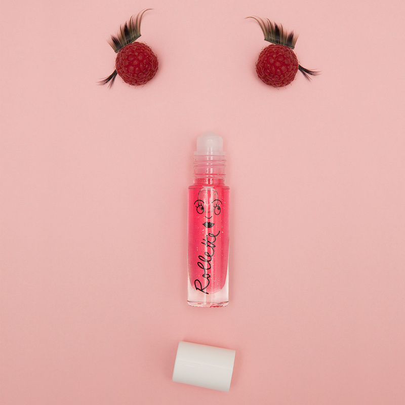 Nailmatic Kids Lip Gloss, 6.5 ml, Raspberry Rollette, Pink