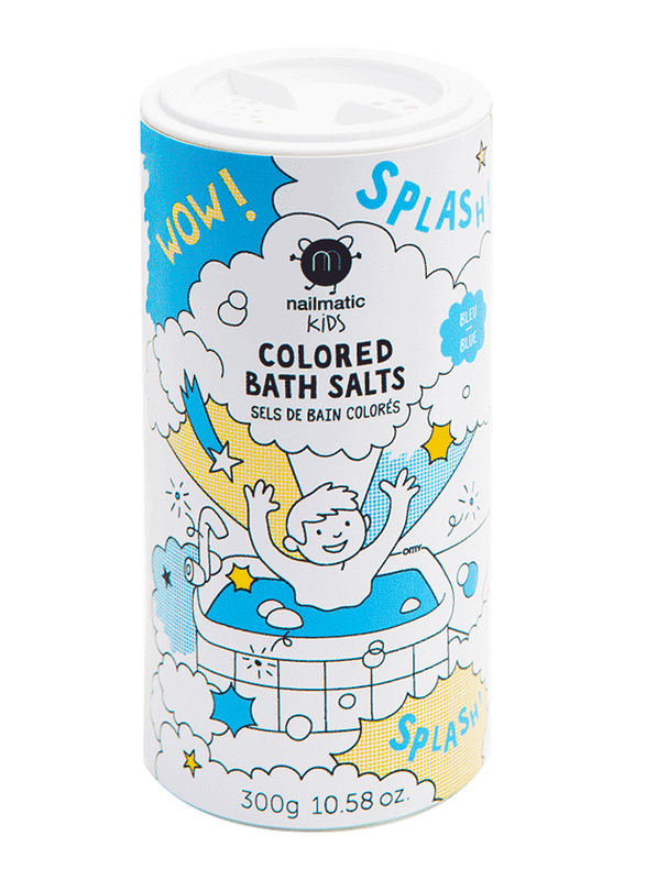 Nailmatic Kids 300g Colored Bath Salts, Blue