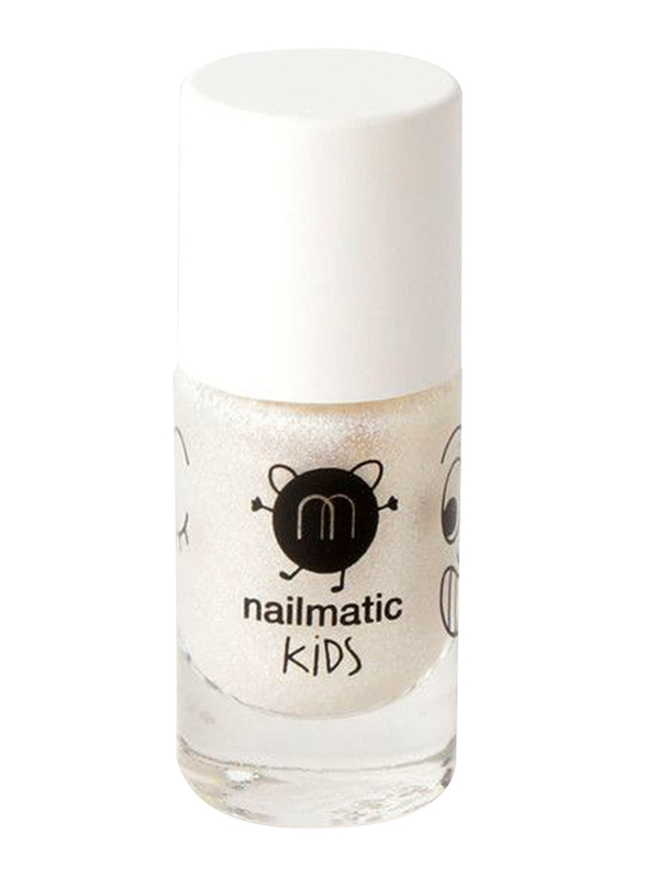 Nailmatic Kids Water Based Nail Polish, 8ml, Zouzou Extra Pearly White